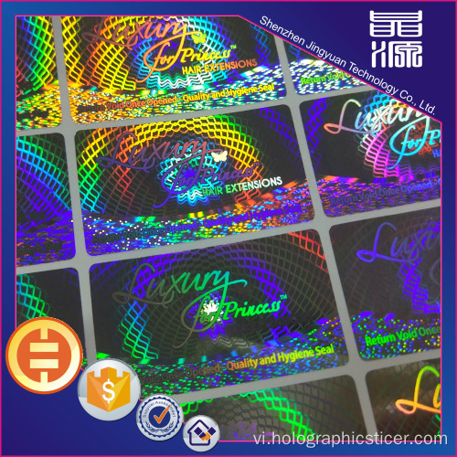 Nhãn ba chiều ba chiều Scratch Off Secure 3D